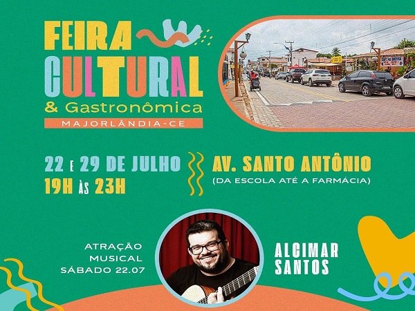 Primeira Feira Cultural e Gastronômica de Majorlândia terá artesanato e culinária local